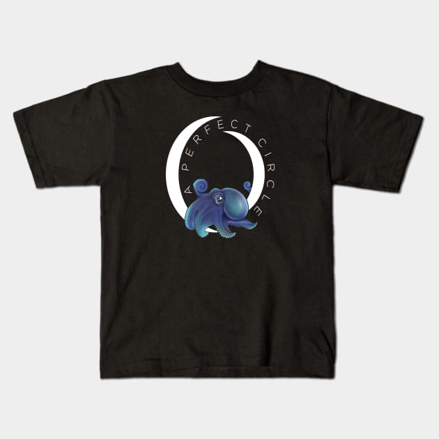 A Perfect Circle Baby Octopus Kids T-Shirt by jeffective